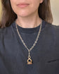 19TH CENTURY DOULBE OUROBOROS FOB PENDANT ‘TENTANDA VIA EST’