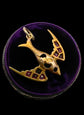 VICTORIAN DIAMOND & RUBY SWALLOW BIRD PENDANT