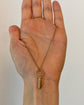 VICTORIAN 9CT GOLD BRAMAH KEY PENDANT