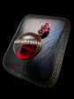 LARGE VICTORIAN GARNET & DIAMOND PENDANT