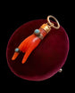 EARLY 19TH CENTURY MINI ‘MANO CORNUTO’ CORAL HAND PENDANT