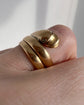 VICTORIAN CHUNKY 18CT GOLD SNAKE RING