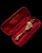 ANTIQUE 9CT GOLD ACORN & DOG CLIP CHAIN EXTENDER / BAIL