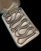 VICTORIAN SILVER SNAKE LINK CHAIN