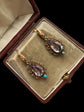 EARLY 19TH CENTURY AMETHYST SNAKE EARRINGS