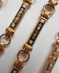 EARLY 19TH CENTURY 18CT GOLD & SWISS ENAMEL CHAIN