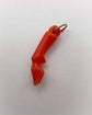 EARLY 19TH CENTURY CORAL DEERS LEG PENDANT