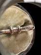 IMMACULATE VICTORIAN 15CT WHITE GOLD DOUBLE DOG CLIP