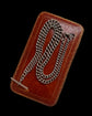 EDWARDIAN LONG LENGTH SILVER DOUBLE ALBERT CURB CHAIN