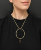 ANTIQUE 15CT GOLD BRAMAH KEY BANGLE