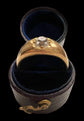 VICTORIAN DIAMOND & 18CT GOLD GYPSY RING