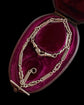 ANTIQUE SILVER FANCY LINK ALBERT CHAIN