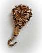 19TH CENTURY SWISS ENAMEL BAIL WITH TWIST DOGCLIP