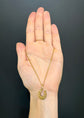 VICTORIAN DIAMOND & 15CT GOLD HORSESHOE PENDANT