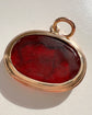 19TH CENTURY GLASS INTAGLIO OF ‘DIONYSIAN BULL’