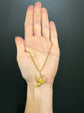 VICTORIAN 15CT GOLD SWALLOW BIRD PENDANT