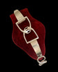 FRENCH SILVER DOUBLE STIRRUP BANGLE