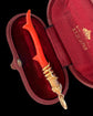ANTIQUE 15CT GOLD SNAKE & CORAL PENDANT