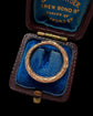 EARLY 19TH CENTURY OUROBOROS SPLIT RING