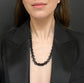 VICTORIAN WHITBY JET BELCHER CHAIN NECKLACE