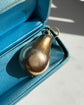 LARGE VINTAGE 9CT GOLD PEAR LOCKET PENDANT