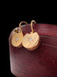 ANTIQUE DIAMOND & 15CT GOLD HORSESHOE EARRINGS