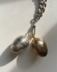 ANTIQUE SILVER EGG PENDANT
