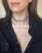 ANTIQUE SUPER LONG SILVER FLAT BELCHER GAURD CHAIN