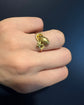 19TH CENTURY 18CT GOLD SNAKE RING