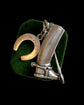 SILVER RIDING BOOT & HORSESHOE PENDANT