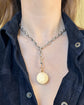 ANTIQUE BLUE JOHN AND 18TH CENTURY SPADE GUINEA LOCKET PENDANT