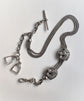 19TH CENTURY SILVER EQUESTRIAN ALBERTINA CHAIN