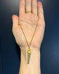 VINTAGE 18CT GOLD SAW PENDANT