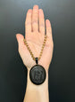 VICTORIAN HUGE WHITBY JET LOCKET