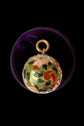 VICTORIAN ENAMELLED 18CT GOLD SPHERE PENDANT