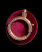LARGE ANTIQUE 9CT GOLD BOLT RING