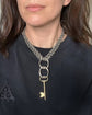 VINTAGE LARGE SCALE SILVER CHAIN EXTENDER / CLASP
