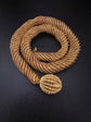 GEORGIAN WOVEN HIGH CARAT GOLD CHAIN NECKLACE