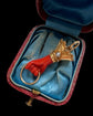 EARLY 19TH CENTURY CORAL HAND PENDANT