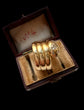 VICTORIAN 18CT GOLD & DIAMOND COILED SNAKE RING