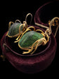 VICTORIAN SCARAB EARRINGS