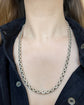 ANTIQUE SILVER CHUNKY BELCHER CHAIN