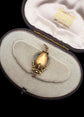 VICTORIAN GARNET AND DIAMOND TEARDROP PENDANT