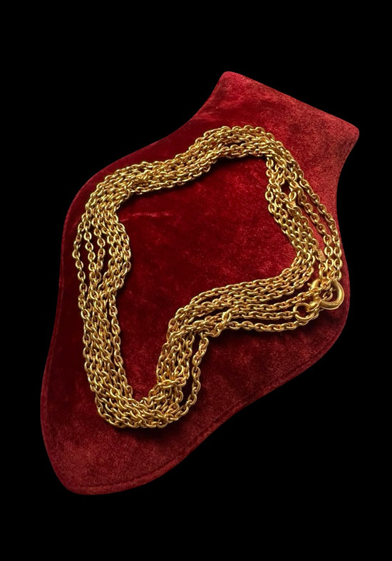VICTORIAN 15CT GOLD FINE BELCHER CHAIN