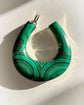 VICTORIAN MALACHITE HORSESHOE PENDANT
