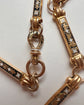 EARLY 19TH CENTURY 18CT GOLD & SWISS ENAMEL CHAIN