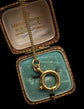ANTIQUE 18CT GOLD BOLT RING