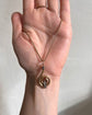 VICTORIAN 18CT GOLD & DIAMOND SWIRL PENDANT