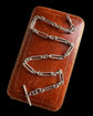 ANTIQUE SILVER PAPERCLIP ALBERT CHAIN