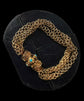 GEORGIAN 15CT BRACELET WIRH AN EXCEPTIONAL TURQUOISE SET CLASP